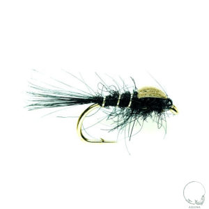 an image of Black Weighted Nymph Fly – Trout Fishing Fly