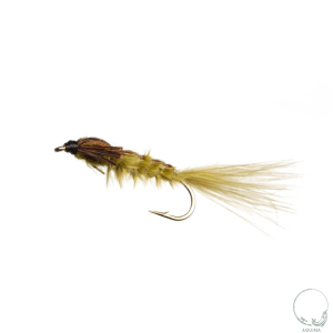 Mayfly Nymph Olive trout fishing fly for mayfly hatches
