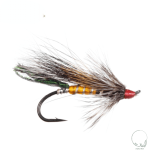 Hand-tied Rusty Rat salmon fishing fly for rivers and streams