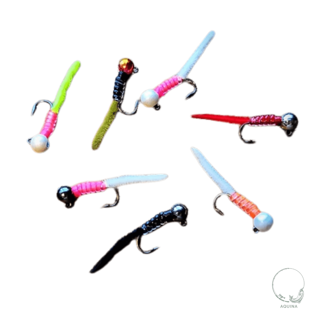 Sexy Walt Worm Tungsten Fly by Aquinaflies – Wholesale, Bulk & Custom Orders
